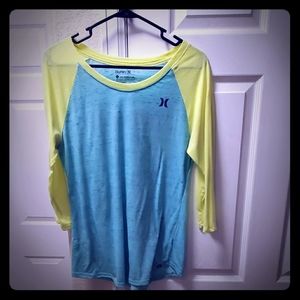 3/4 Hurley shirt